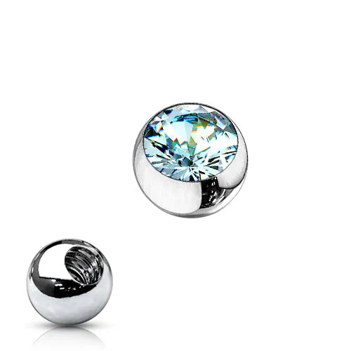 14g Gem Replacement Balls for Belly Rings