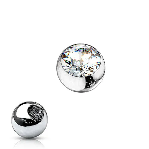 14g Gem Replacement Balls for Belly Rings