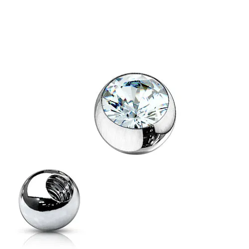 14g Gem Replacement Balls for Belly Rings