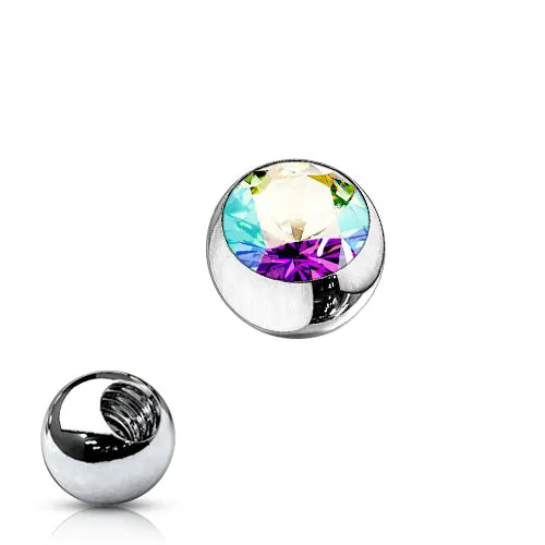 14g Gem Replacement Balls for Belly Rings