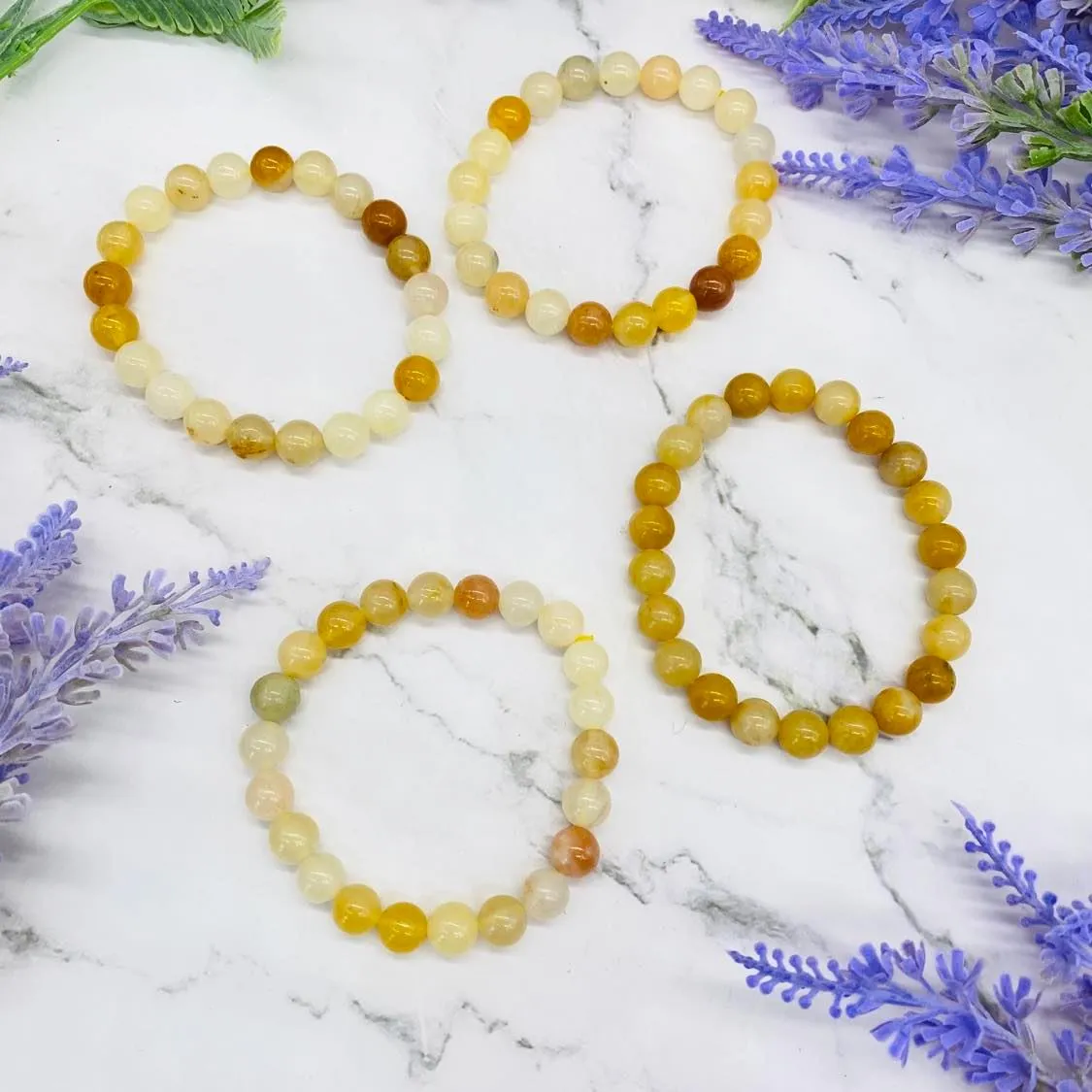 8 mm Crystal Bracelets, Handmade Gemstone Beads, Stackable Bracelets, Yellow Jade Bracelets, Rhodochrosite, Bloodstone, Carnelian Bangle