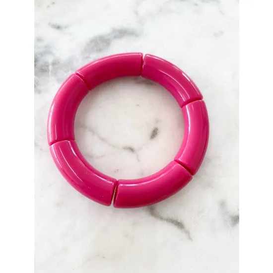 Acrylic Bamboo Bangle (7mm)