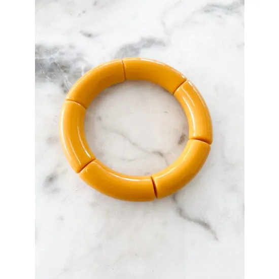 Acrylic Bamboo Bangle (7mm)