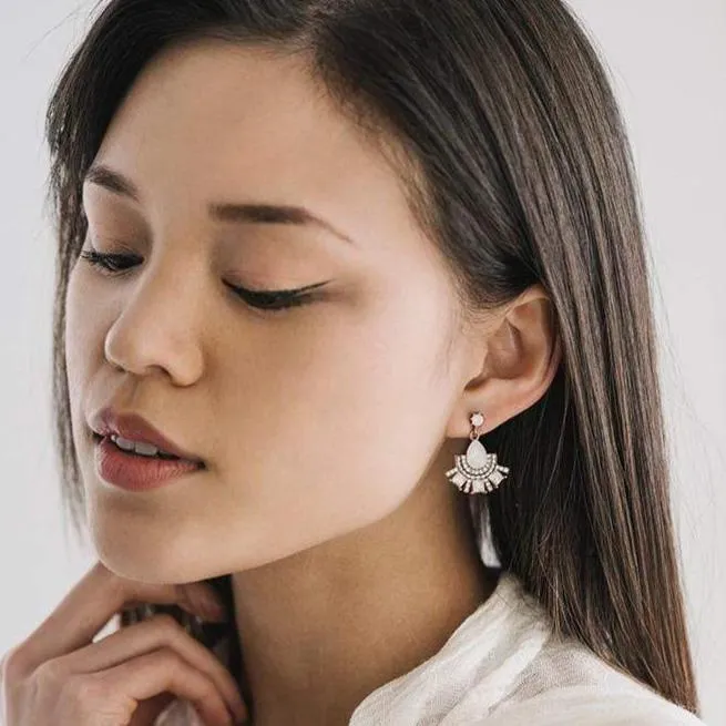 Allegro Fan Drop Earrings