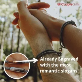 Already Engraved Magnetic Couple Bracelets - USA Only