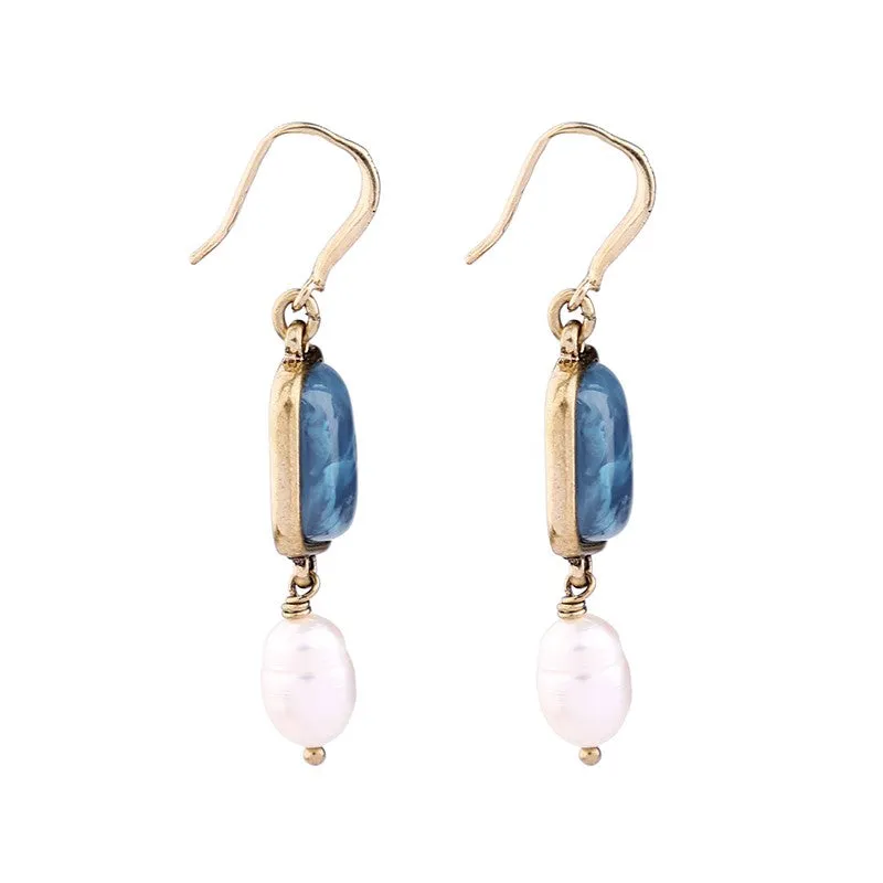 Antique Pearl Drop Earring