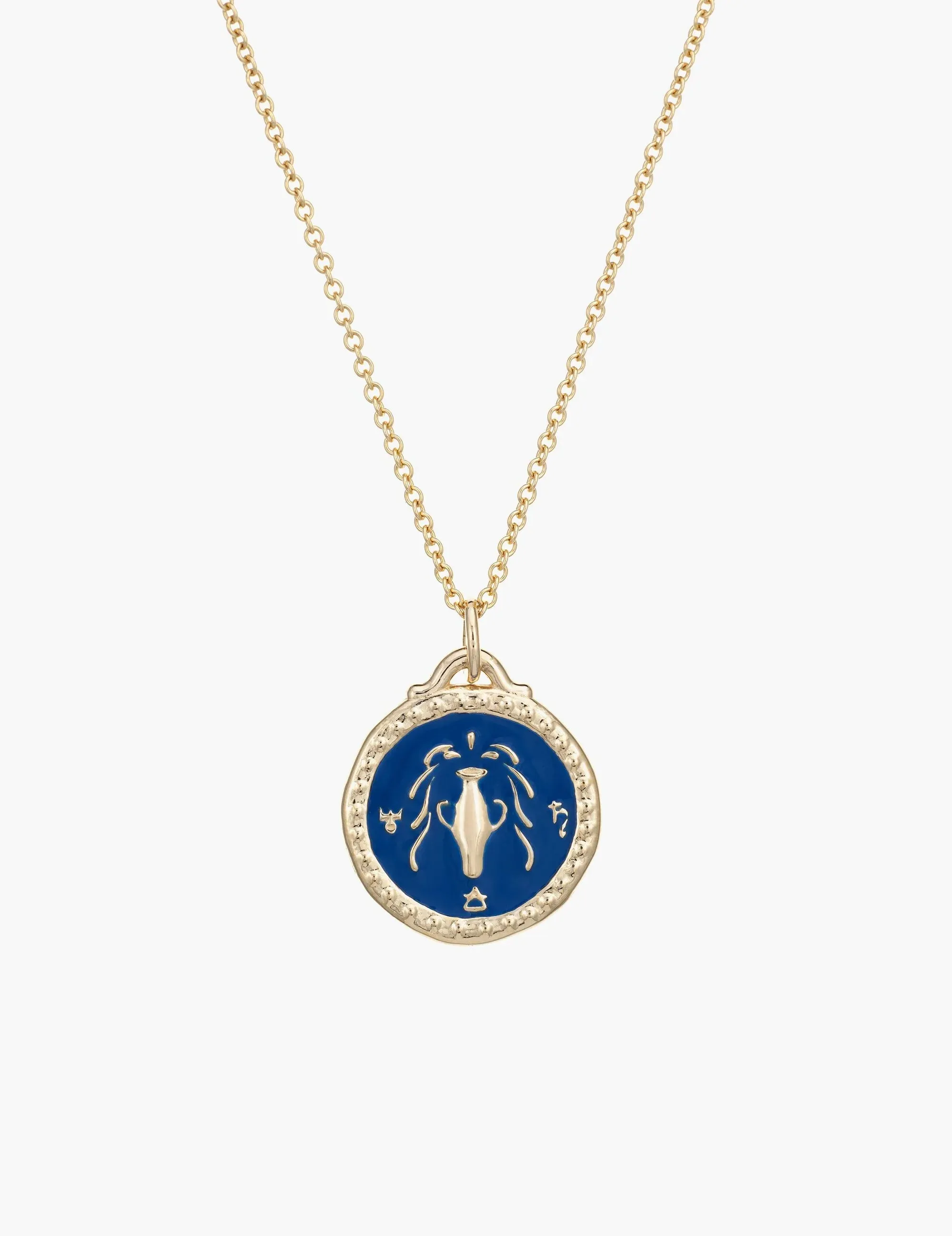 Aquarius Zodiac Pendant