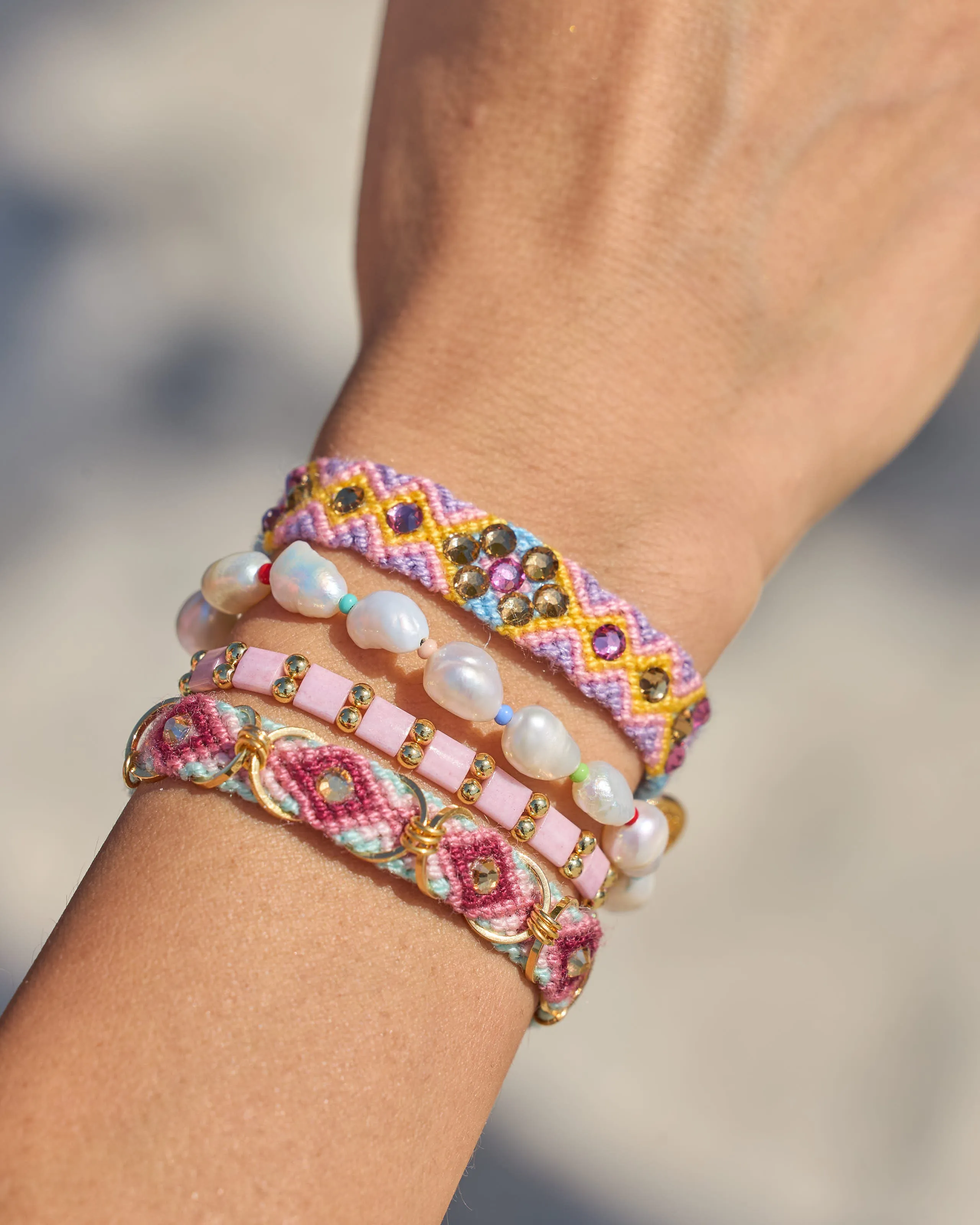 Aurora Wayuu Set (4 bracelets)