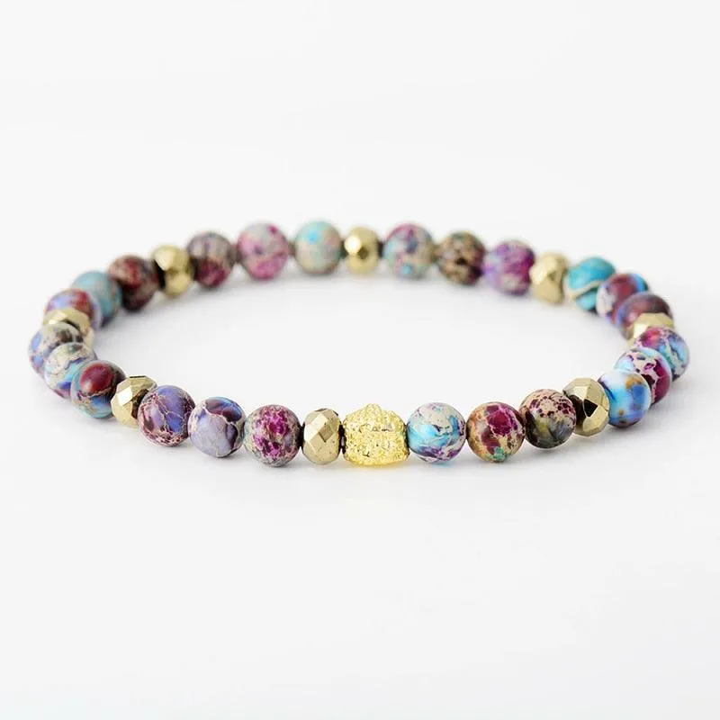 'Beads' Crystal Stretchy Bracelets Set