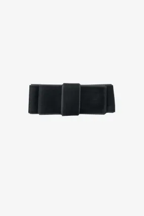 Black Velvet Bow Hair Clip