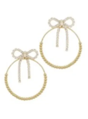 Blinging Bow Earrings