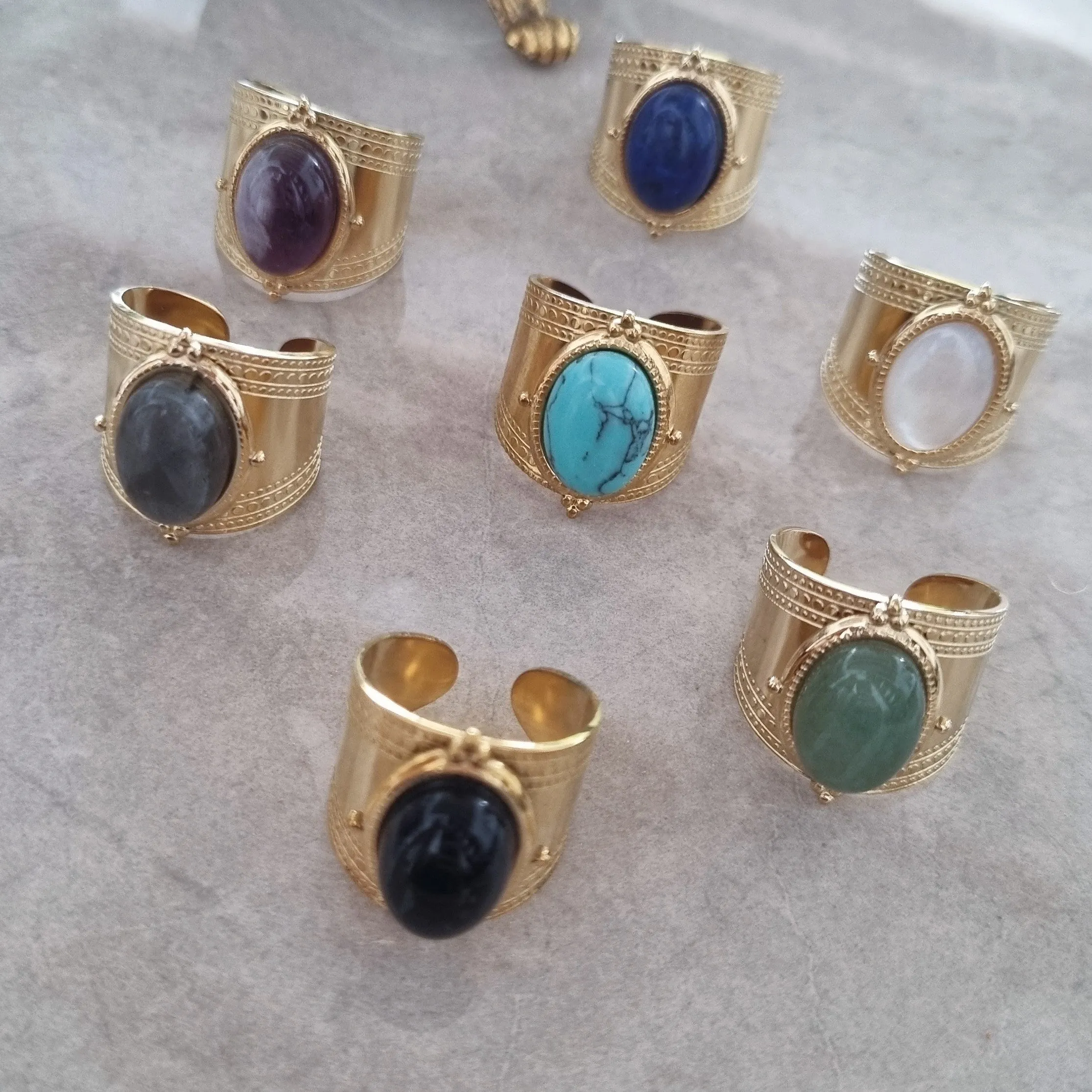 Boho rings (gold)