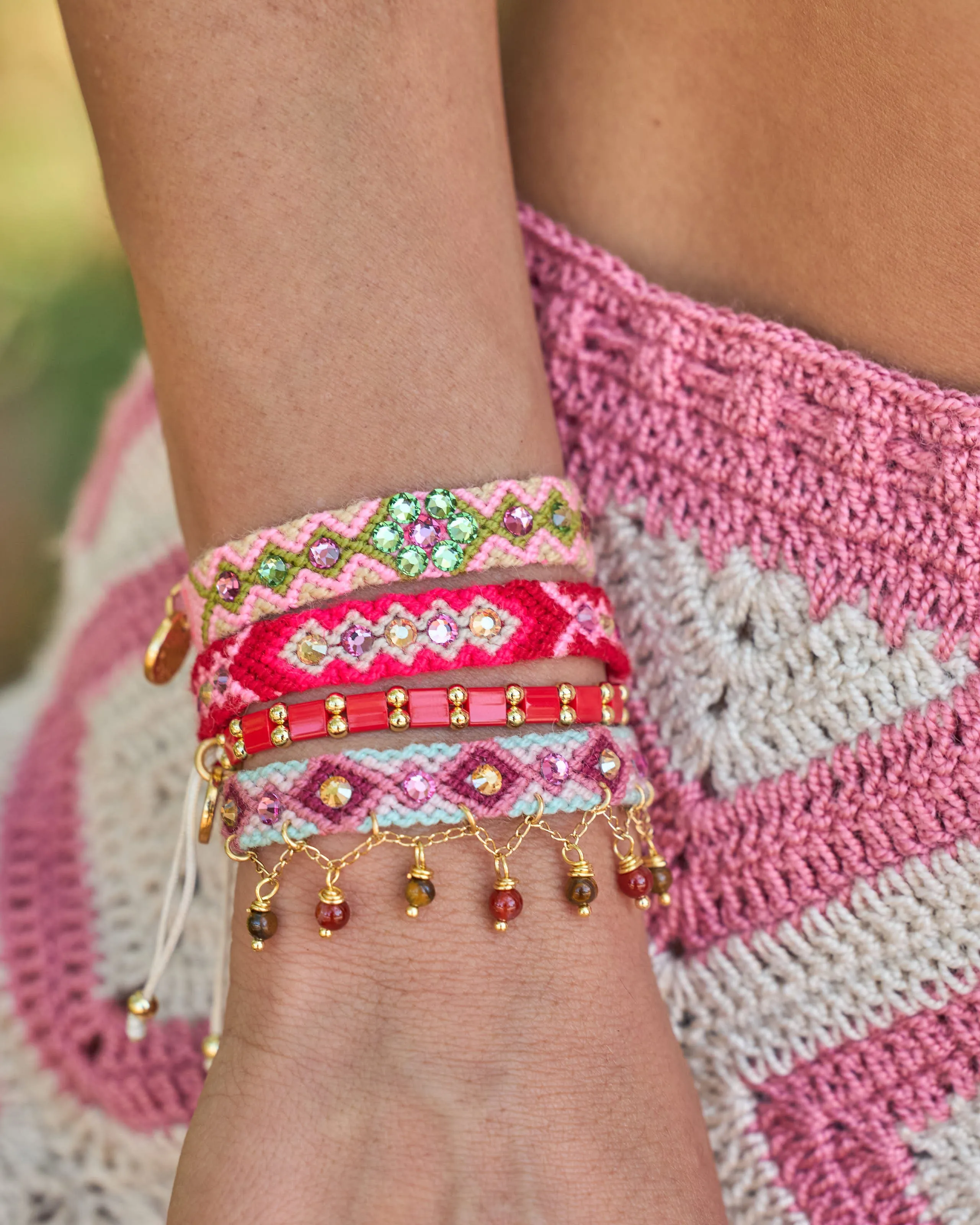 Buganville Wayuu Set (4 bracelets)