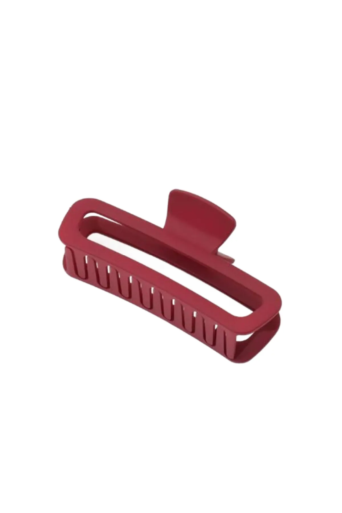 Burgundy Oblong Hair Clip