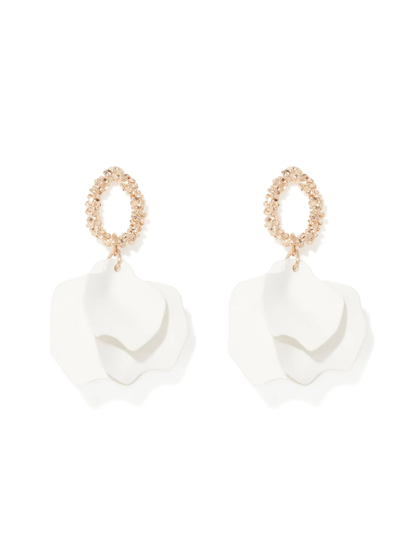 Candence Camy Textured Drop Earrings