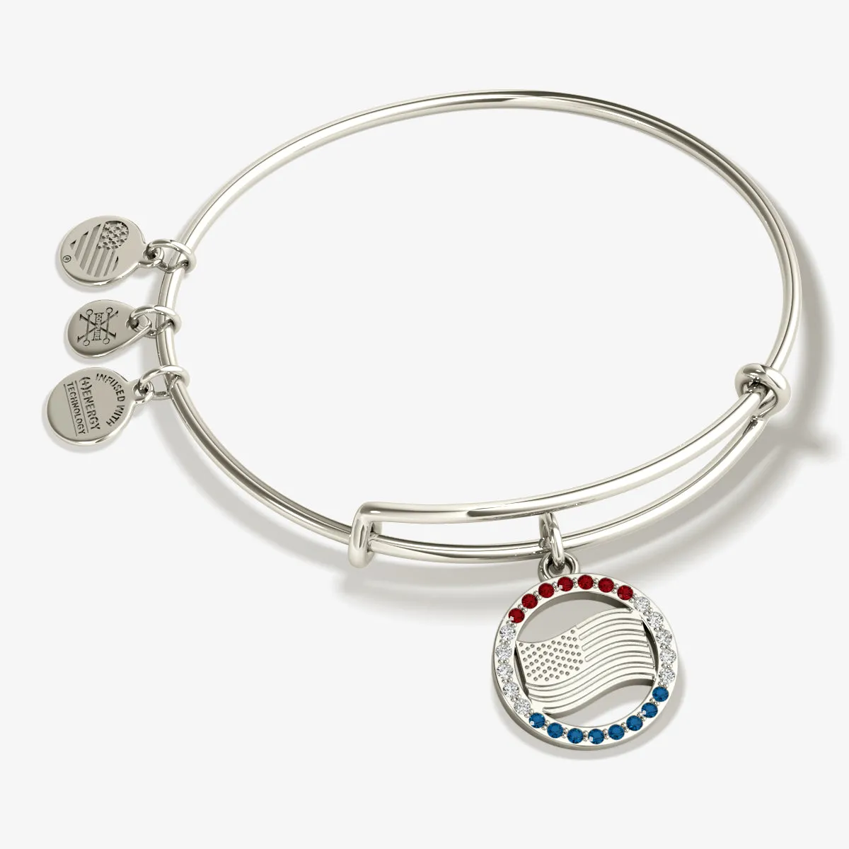 Patriotic Charm Bangle Bracelet for Celebrations