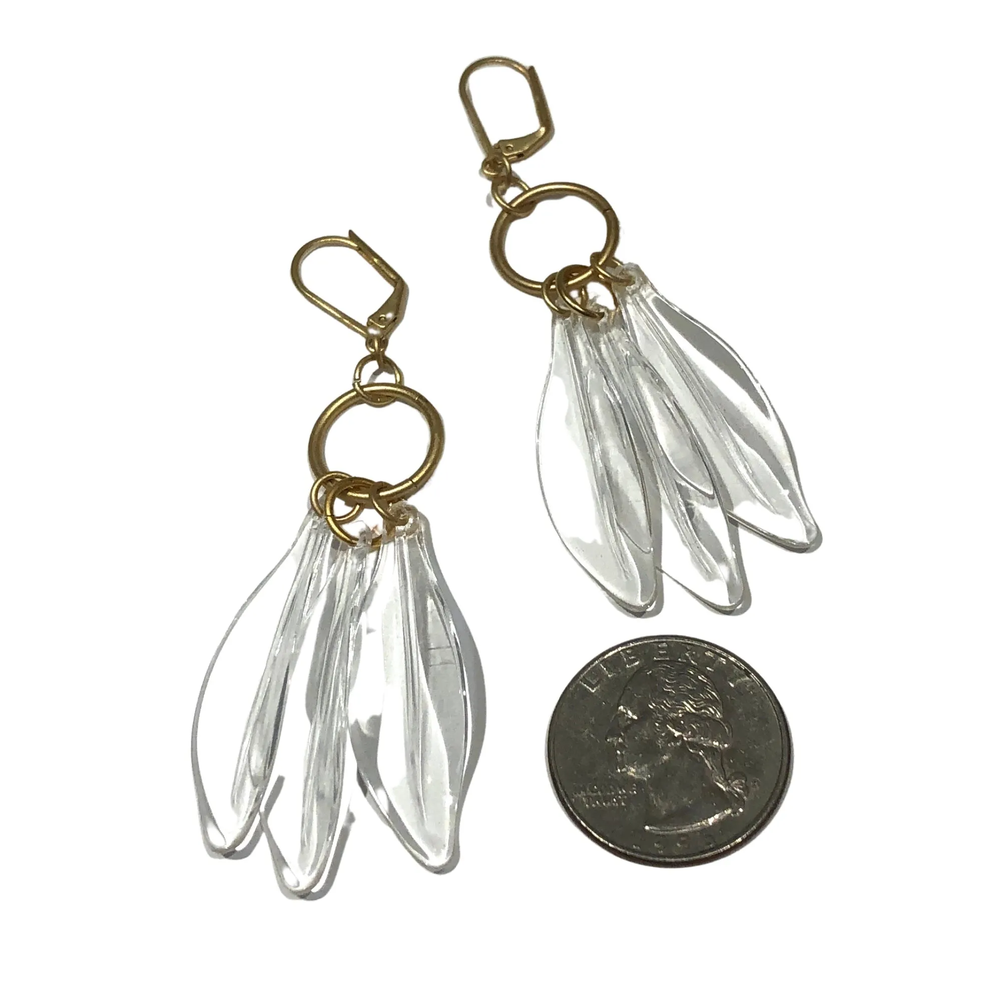 Clear Dream Drop Earrings