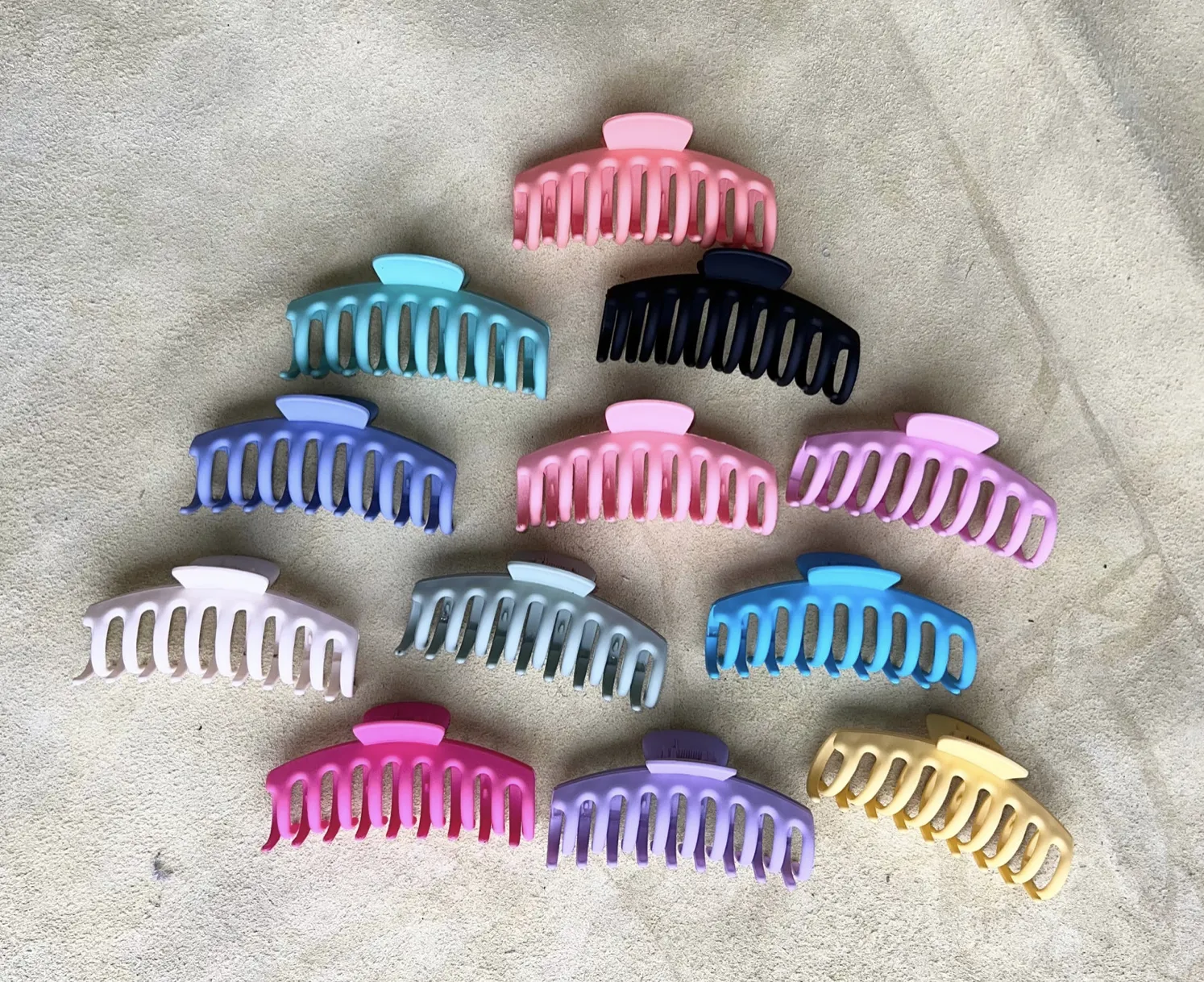 Coral Claw Clip