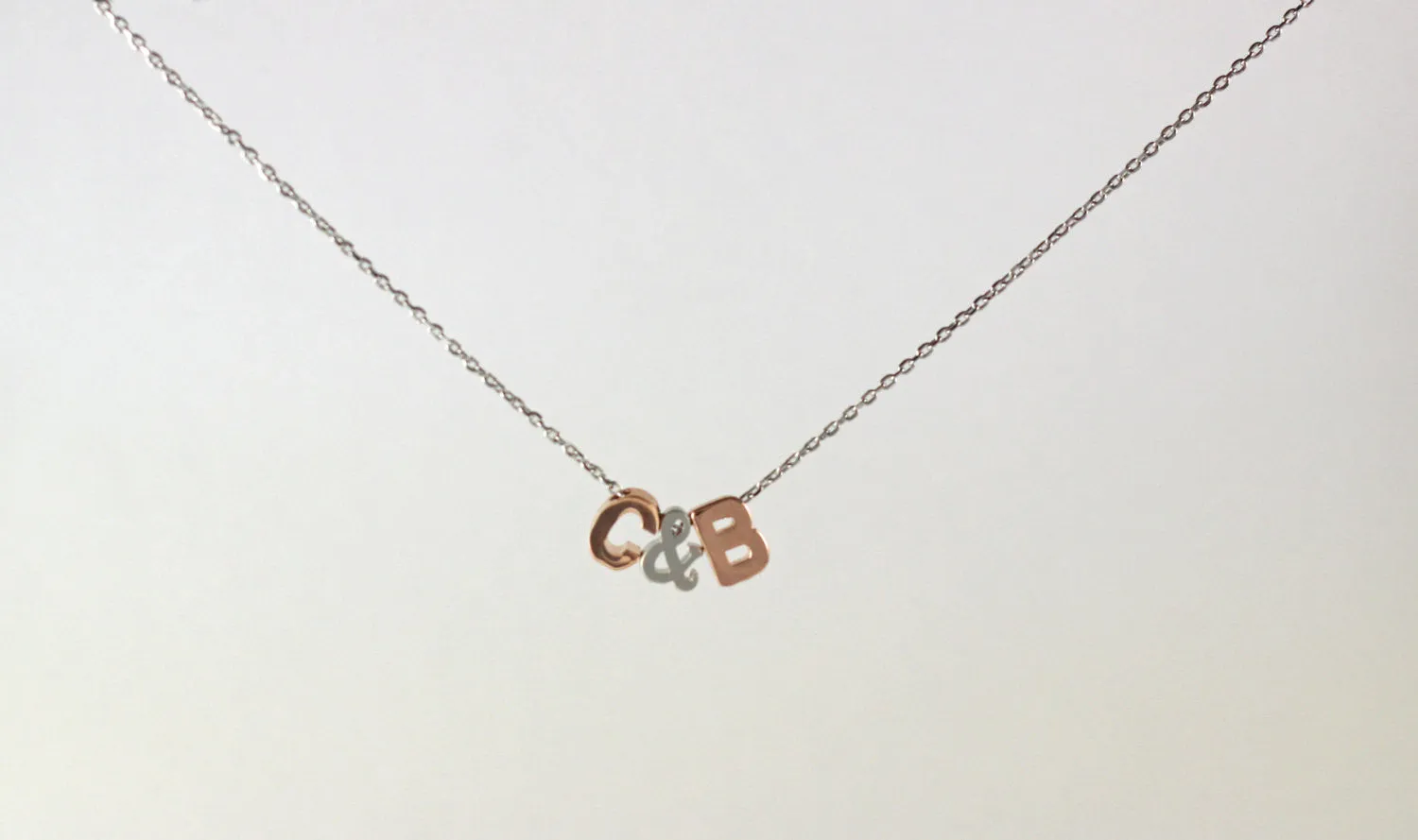 Couple's Initial Necklace