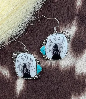 Cowgirl earrings