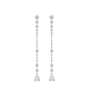 CZ Crystal Drop Party Earring