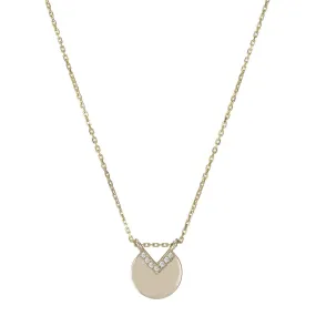 Diamond Circle Necklace