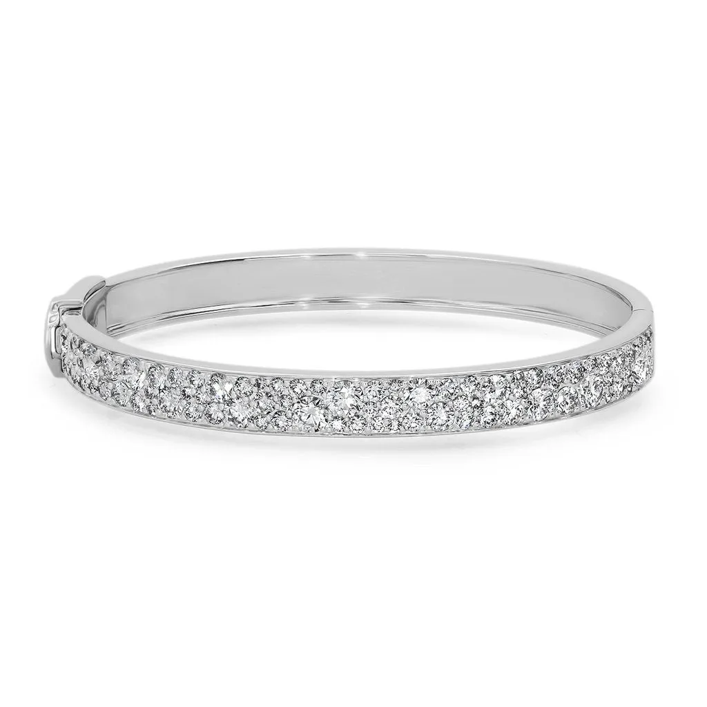 Diamond Cluster Bangle