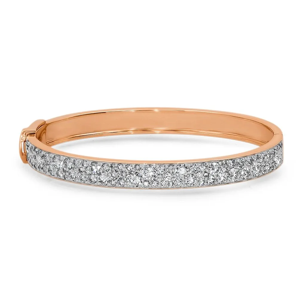 Diamond Cluster Bangle