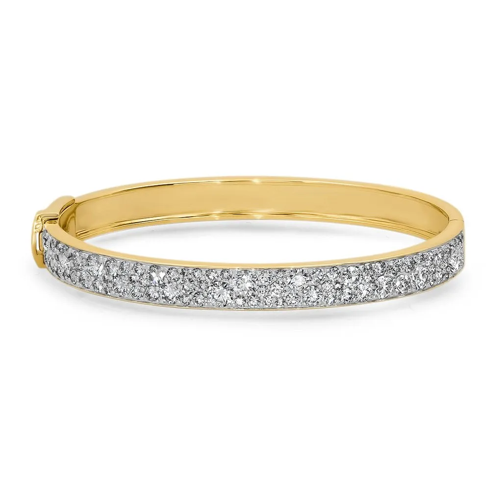 Diamond Cluster Bangle