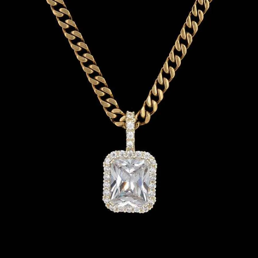 Diamond Stone Pendant