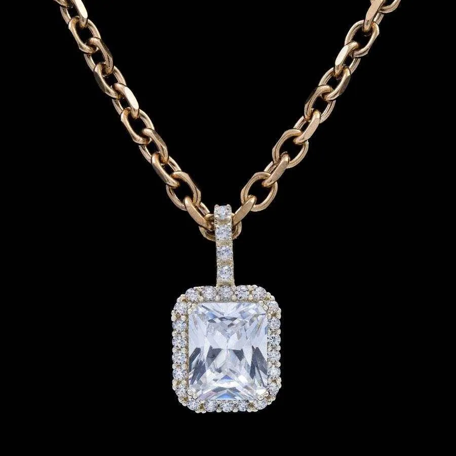 Diamond Stone Pendant