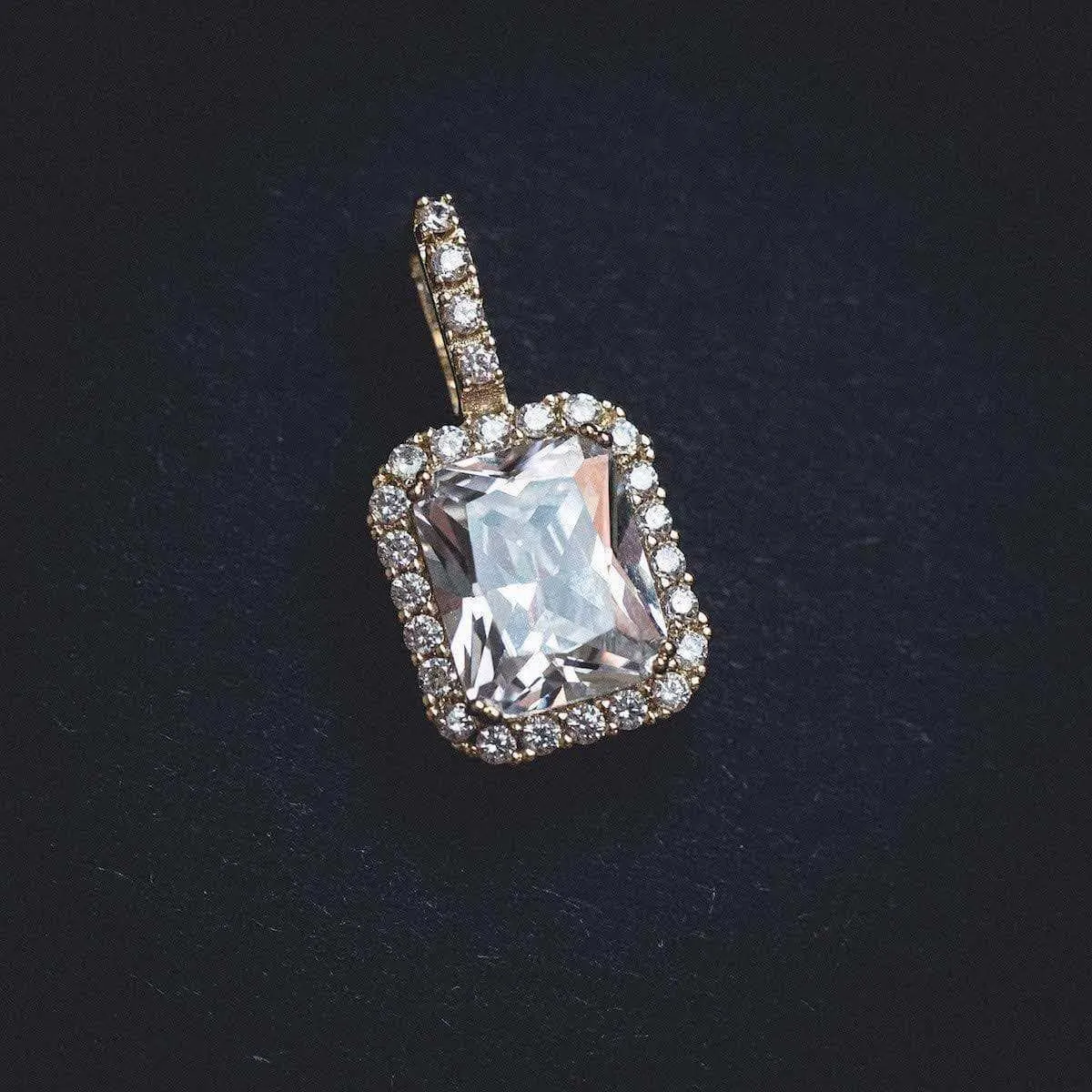 Diamond Stone Pendant