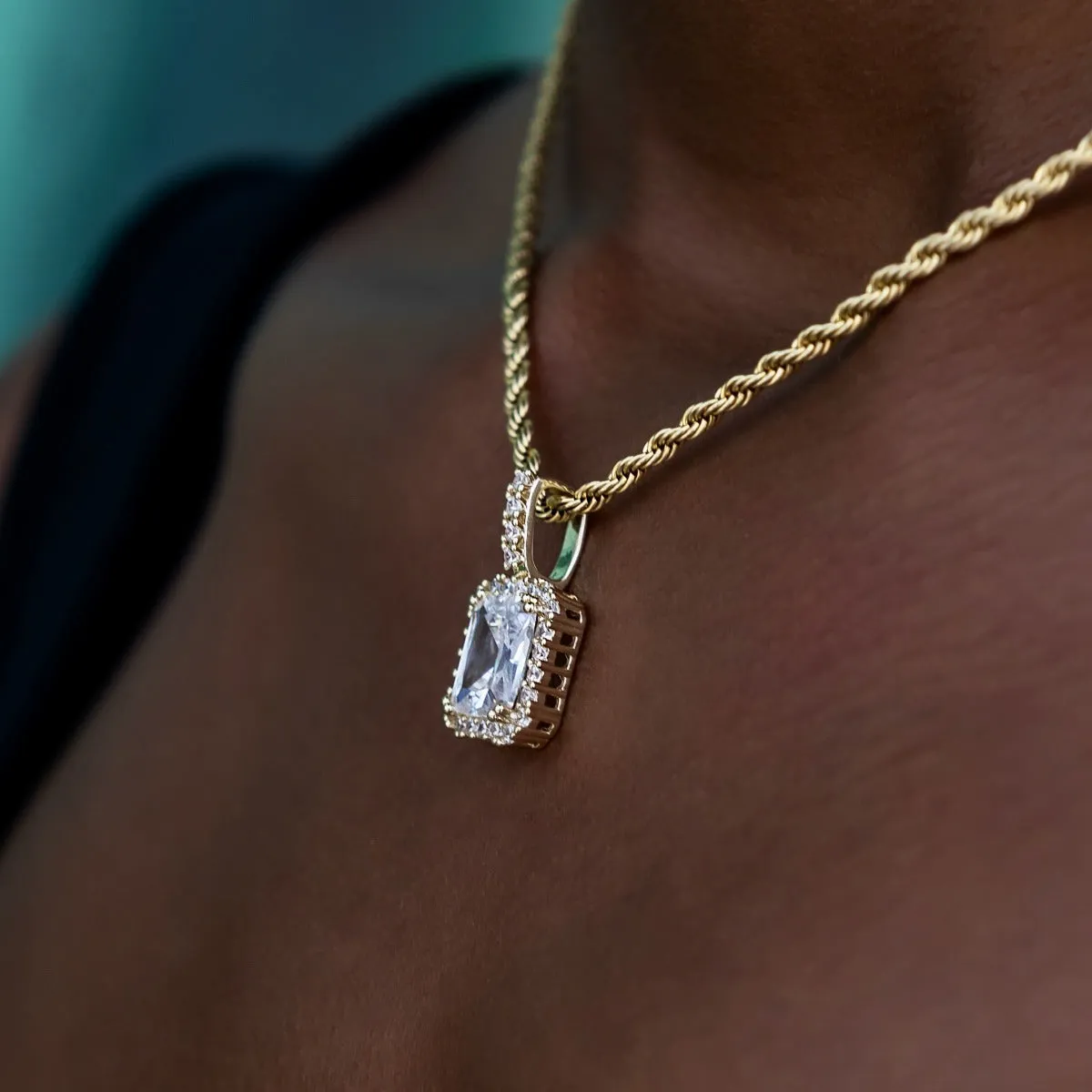 Diamond Stone Pendant