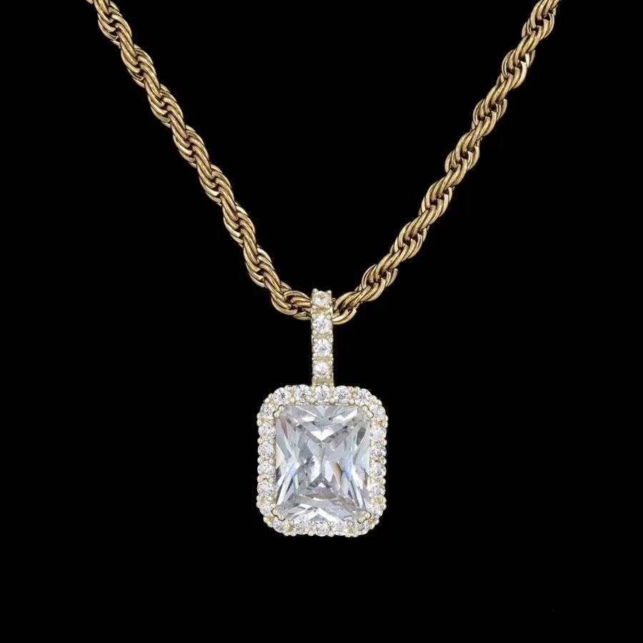 Diamond Stone Pendant