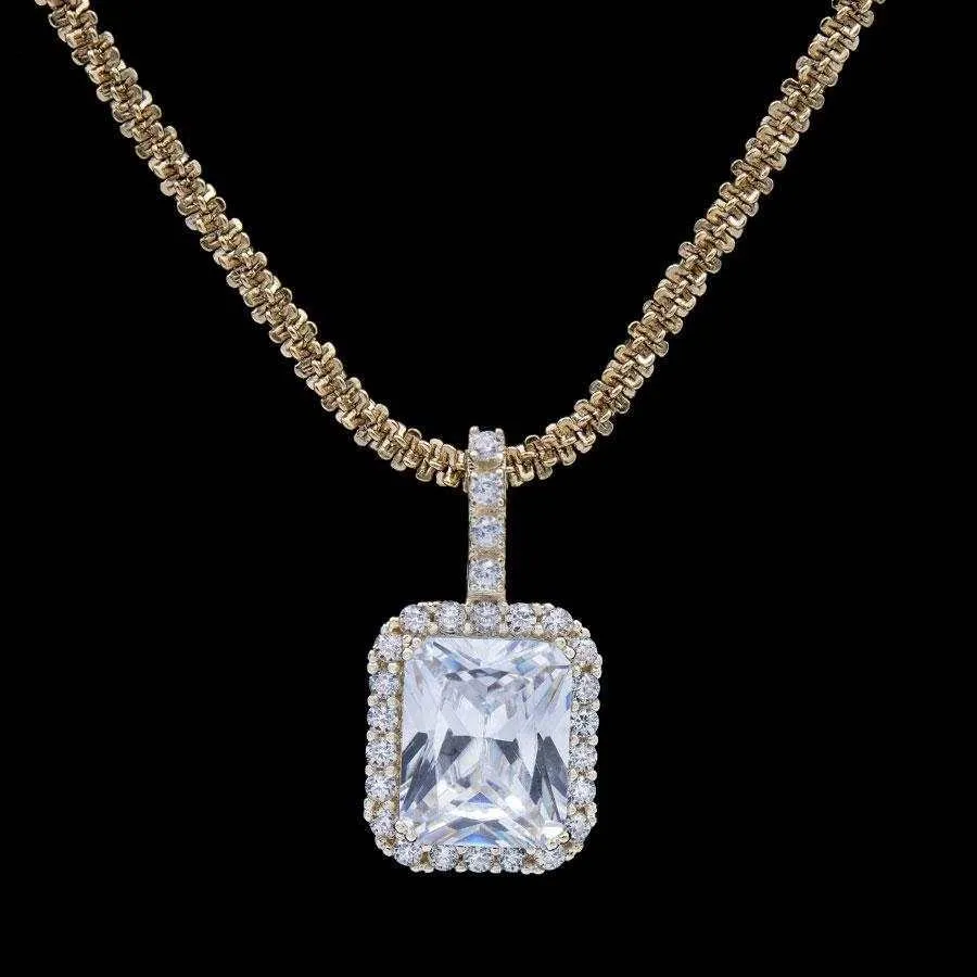 Diamond Stone Pendant