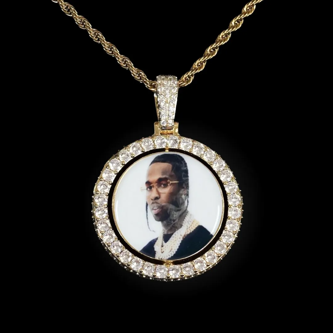 Double Sided Photo Pendant