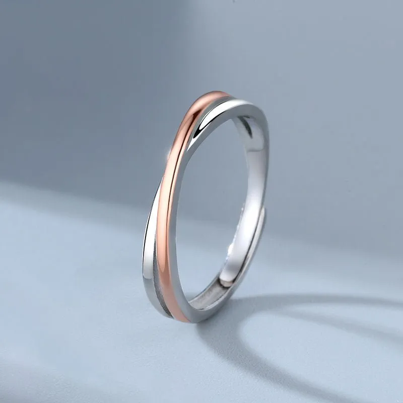 Elegant Matching Promise Rings for Couples