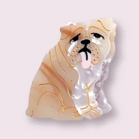 English Bulldog Dog Hair Clip