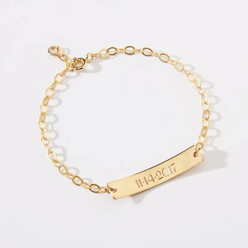 Engraved Baby Bracelets- Custom Baby Name Bracelet