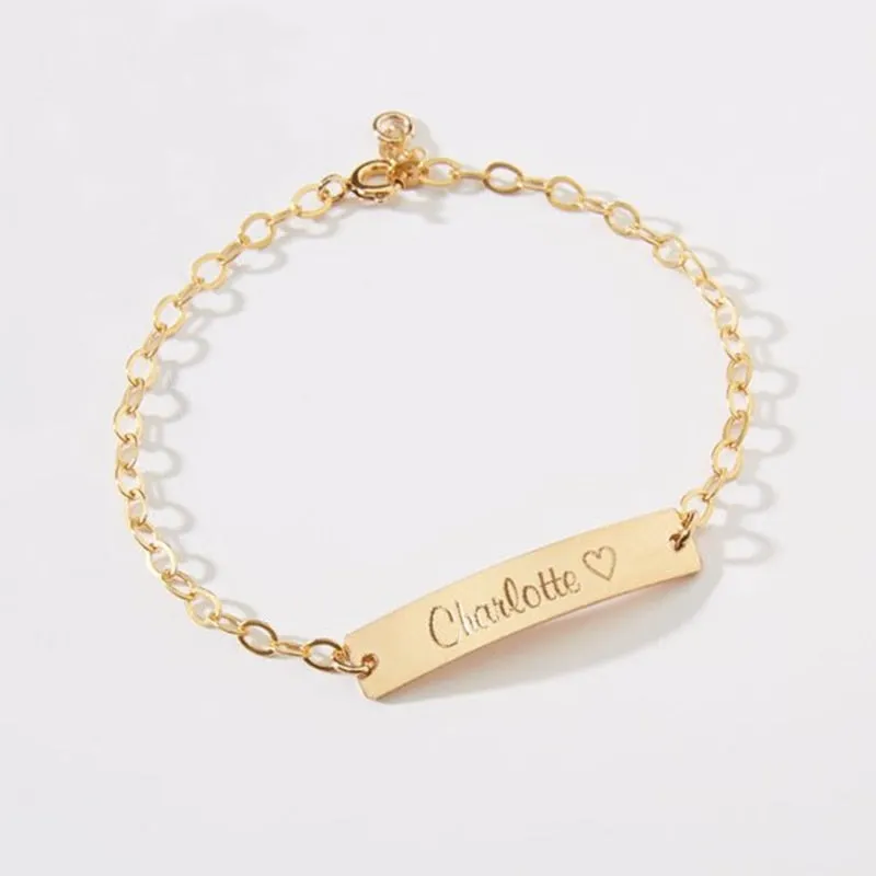 Engraved Baby Bracelets- Custom Baby Name Bracelet