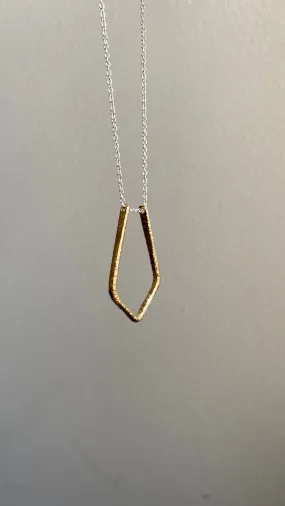 Etched Ring Holder Necklace