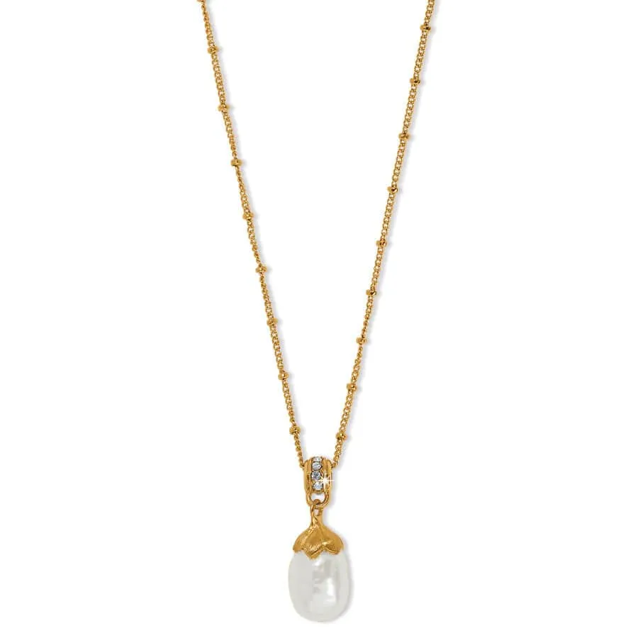 Everbloom Pearl Drop Necklace