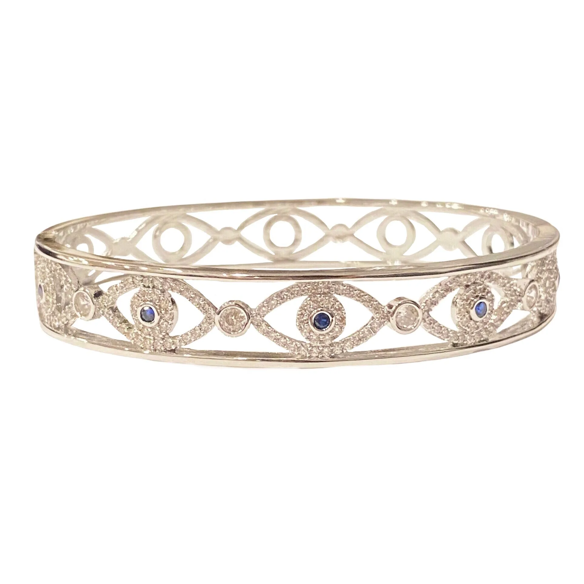 Evil Eye Bangle Cuff