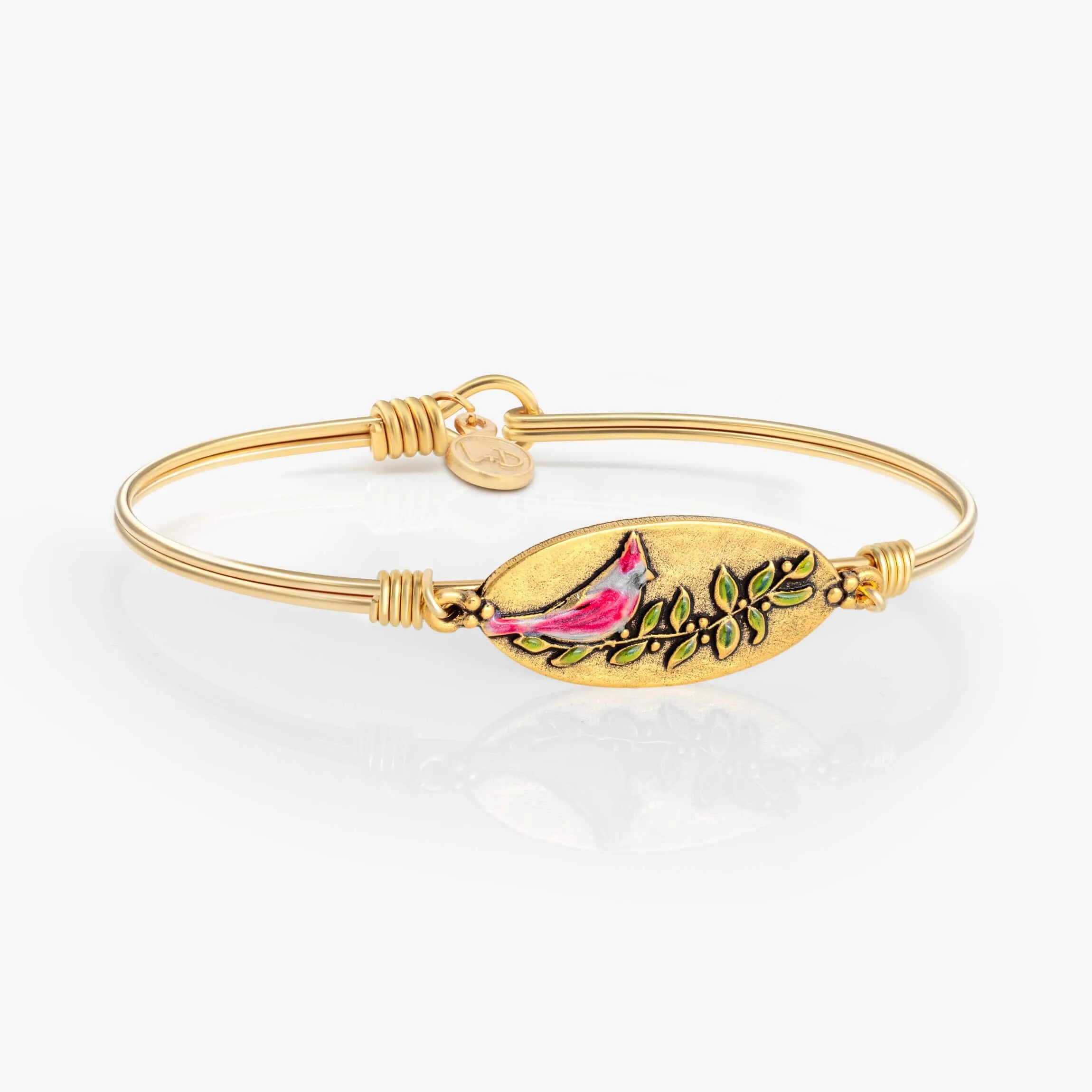 Forever Female Cardinal Bangle Bracelet