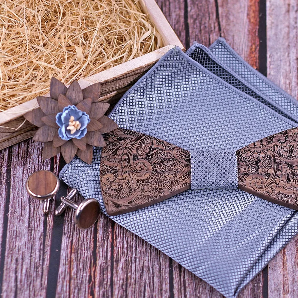 Fortitude Wooden Bow Tie