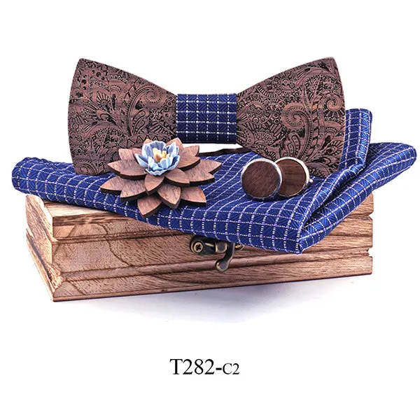 Fortitude Wooden Bow Tie