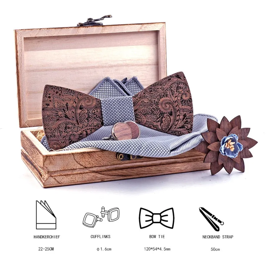 Fortitude Wooden Bow Tie