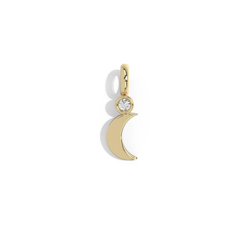 Gold Moon Pendant