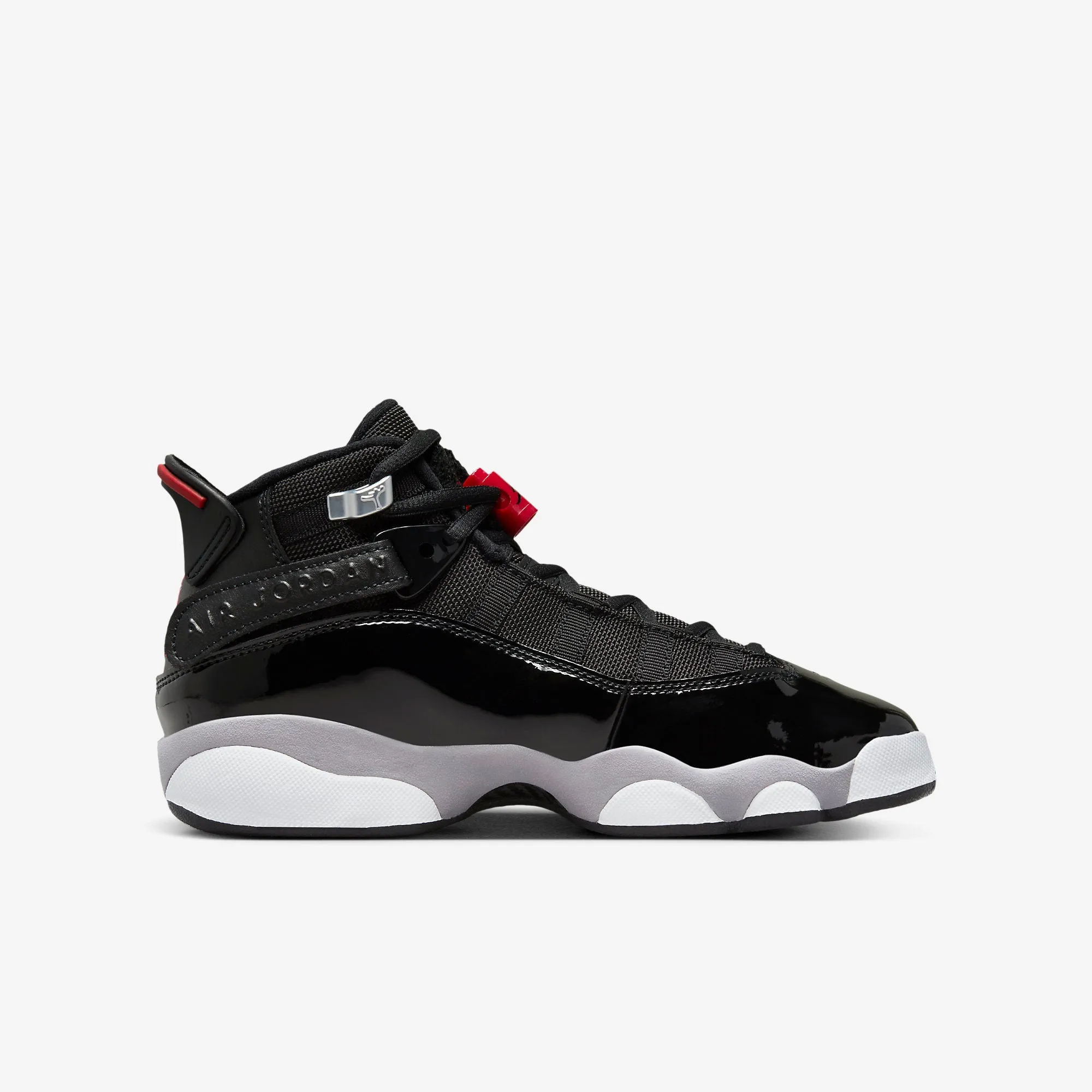 (GS) Air Jordan 6 Rings 'Black Cement' (2023) FZ4186-010