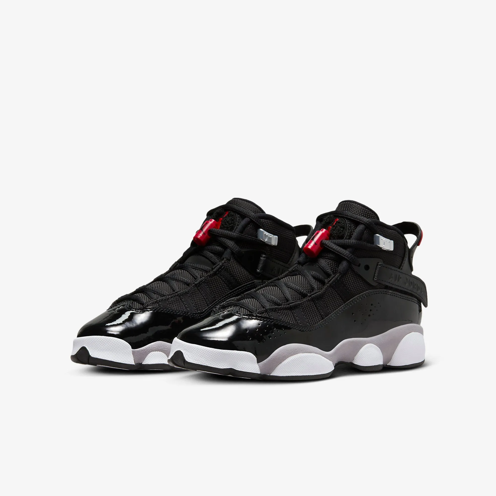 (GS) Air Jordan 6 Rings 'Black Cement' (2023) FZ4186-010